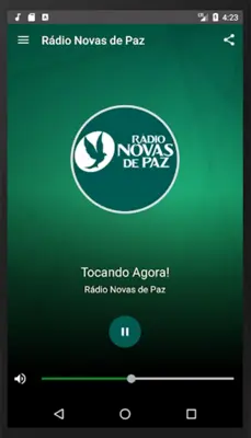 Rádio Novas de Paz android App screenshot 2